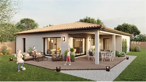 maison neuve à la vente -   33450  MONTUSSAN, surface 97 m2 vente maison neuve - UBI476476103